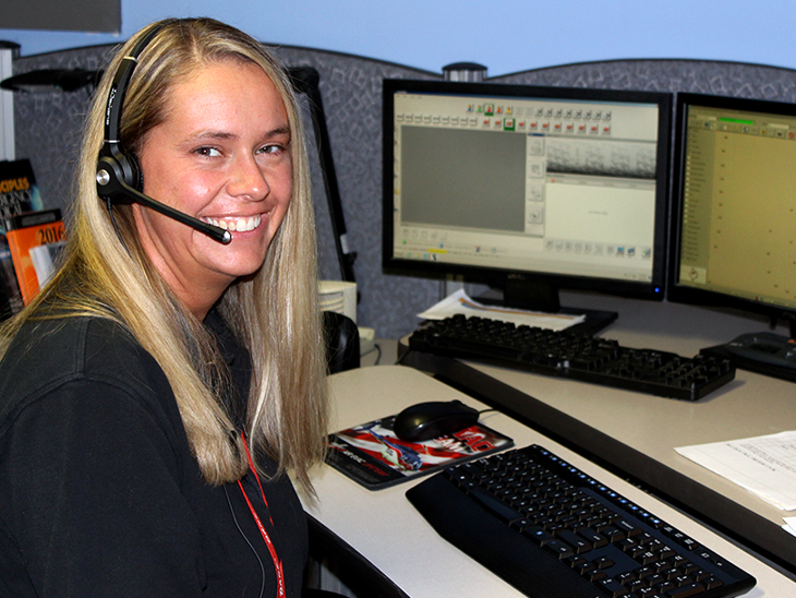 911 Dispatcher at work